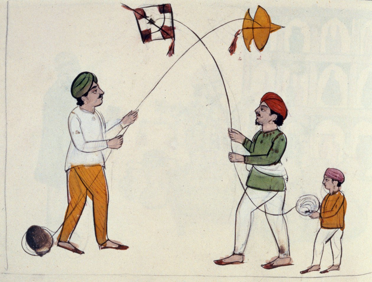 Huonekalut ja erilaiset esineet 1100- ja 1300-luvuilta tekijältä Punjabi School