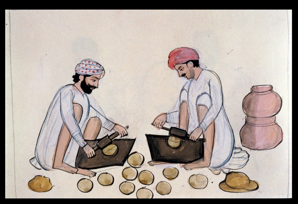 Huonekalut ja erilaiset esineet 1100- ja 1300-luvuilta tekijältä Punjabi School