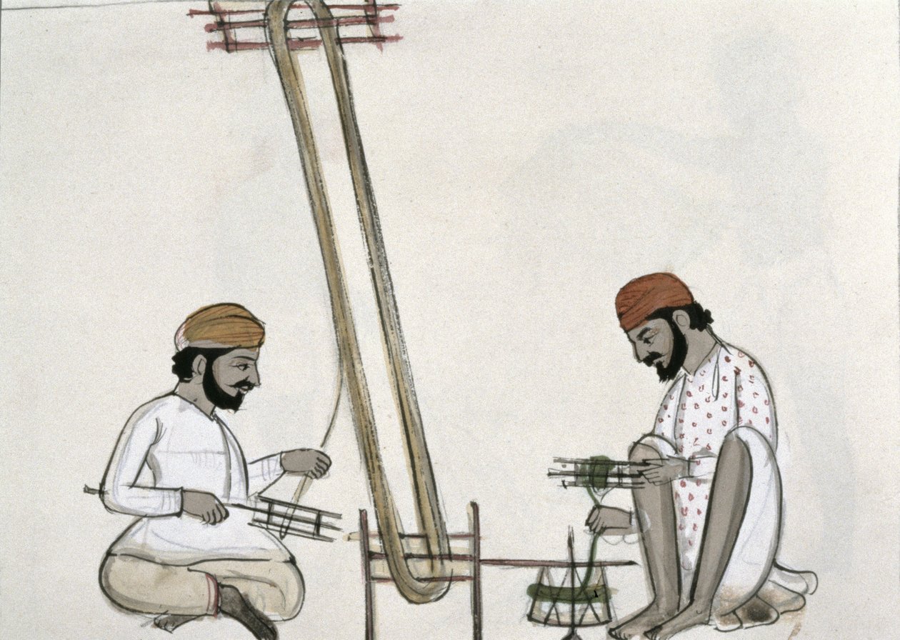 Huonekalut ja erilaiset esineet 1100- ja 1300-luvuilta tekijältä Punjabi School