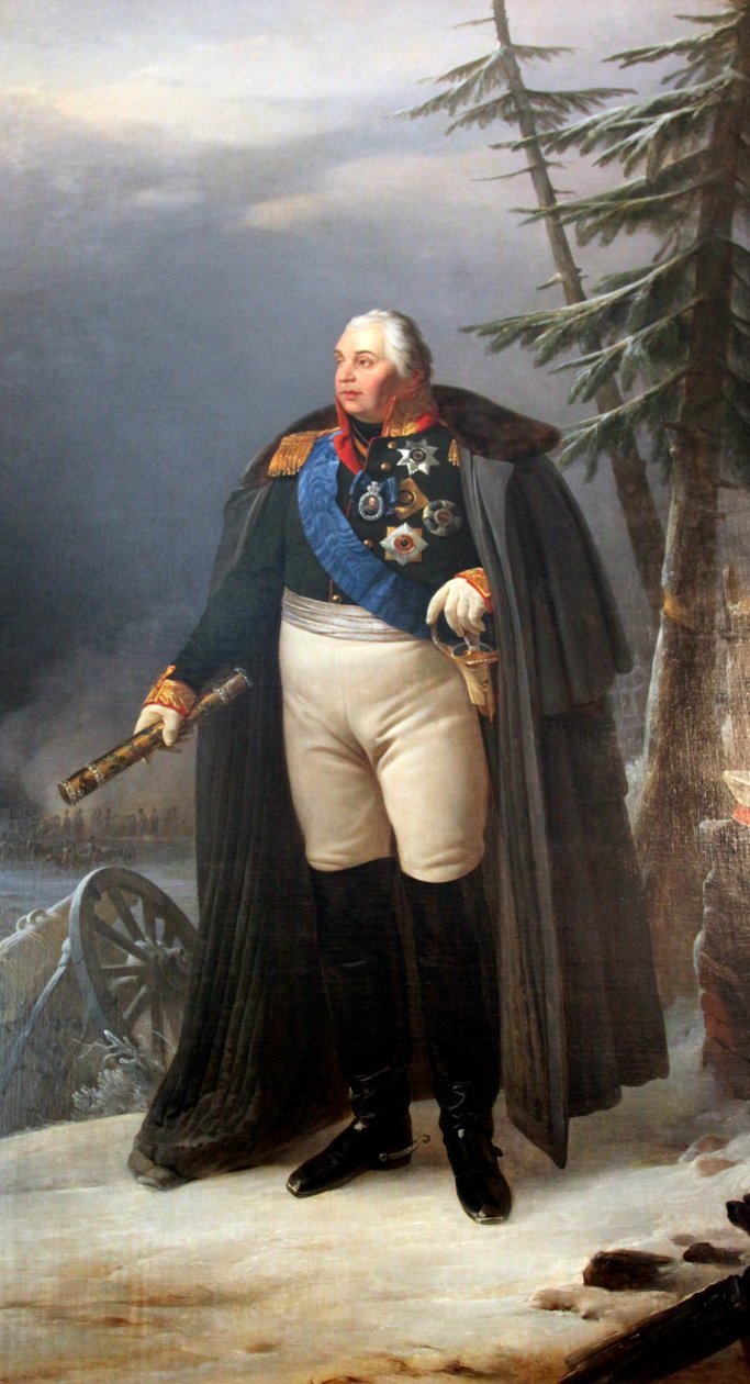Mihail Kutuzov, venäläinen sotilas, 1833-1834 tekijältä Pyotr Basin
