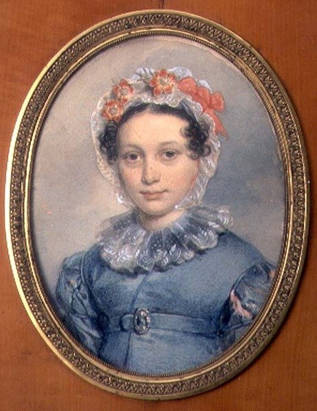 Muotokuva kreivitär Sofia Stepanovna Shcherbatovasta (1798-1885) tekijältä Pyotr Fyodorovich Sokolov