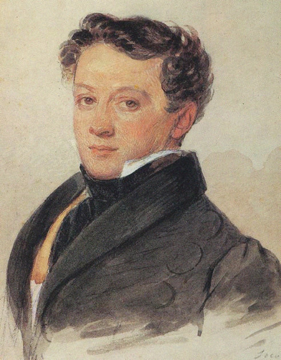 Sergei Ivanovitš Turgenevin muotokuva 1792-1827, 1810-luku tekijältä Pyotr Fyodorovich Sokolov