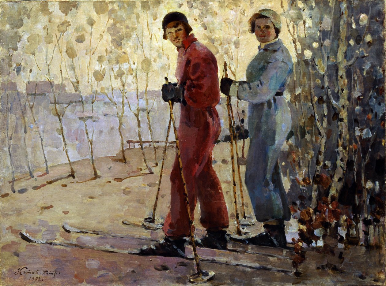 Hiihtäjät tekijältä Pyotr Ivanovich Kotov