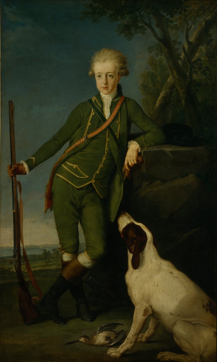 Kreivi Nikita Petrovitš Paninin muotokuva 1770-1837 lapsena, tekijältä Pyotr Ivanovich Sokolov