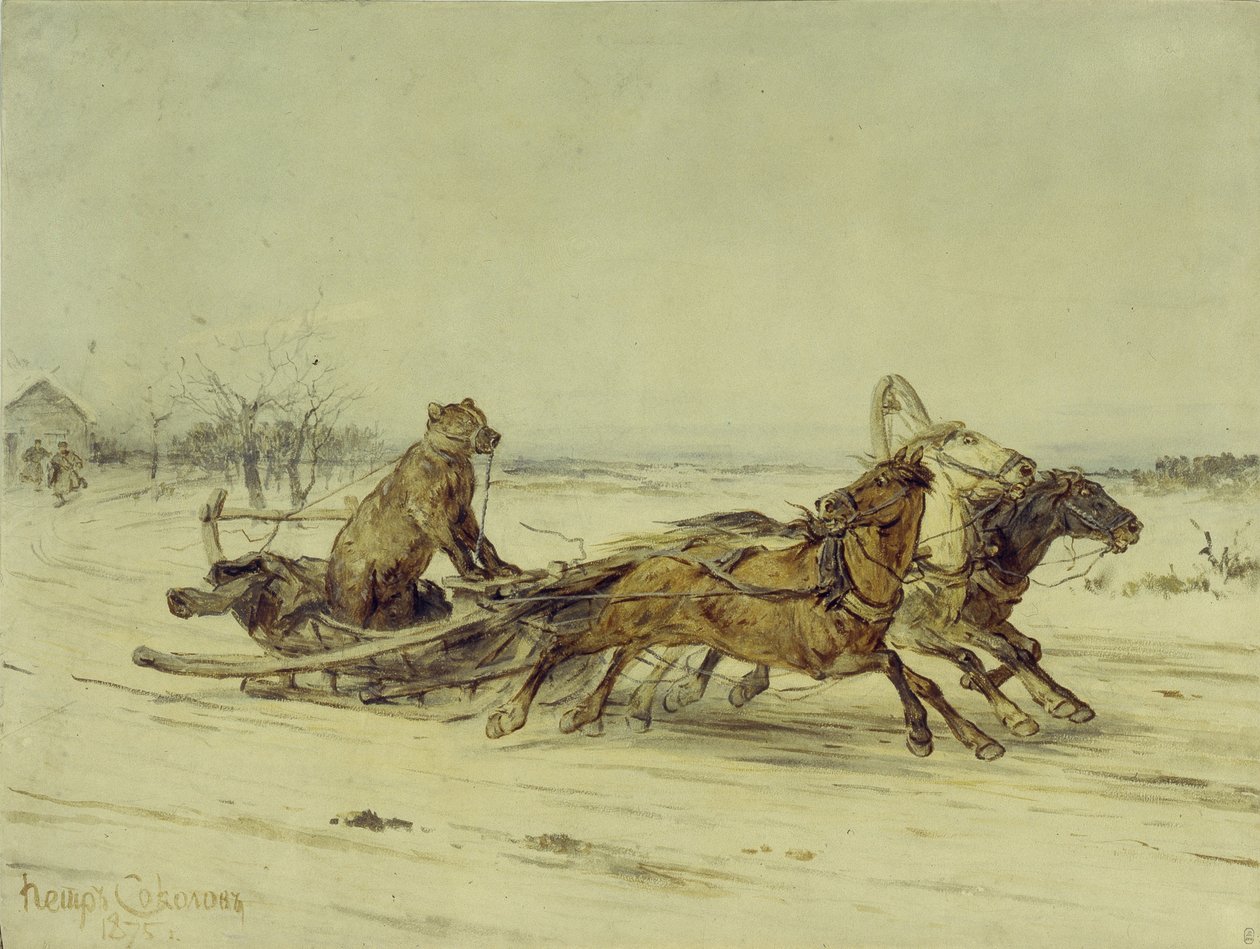 Kenraali Toptygin, 1875 tekijältä Pyotr Petrovich Sokolov