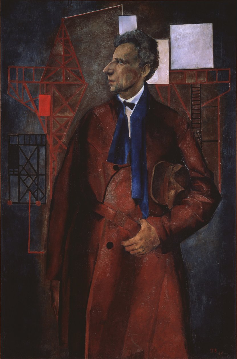 Muotokuva näytelmätuottaja Vsevolod Meyerhold 1874-1940, 1925 tekijältä Pyotr Vladimirovich Williams