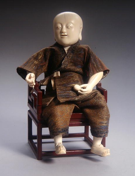 Nivelletty poikahahmo, Kangxi-kausi (1662-1722) (katso myös 272187) tekijältä Qing Dynasty Chinese School