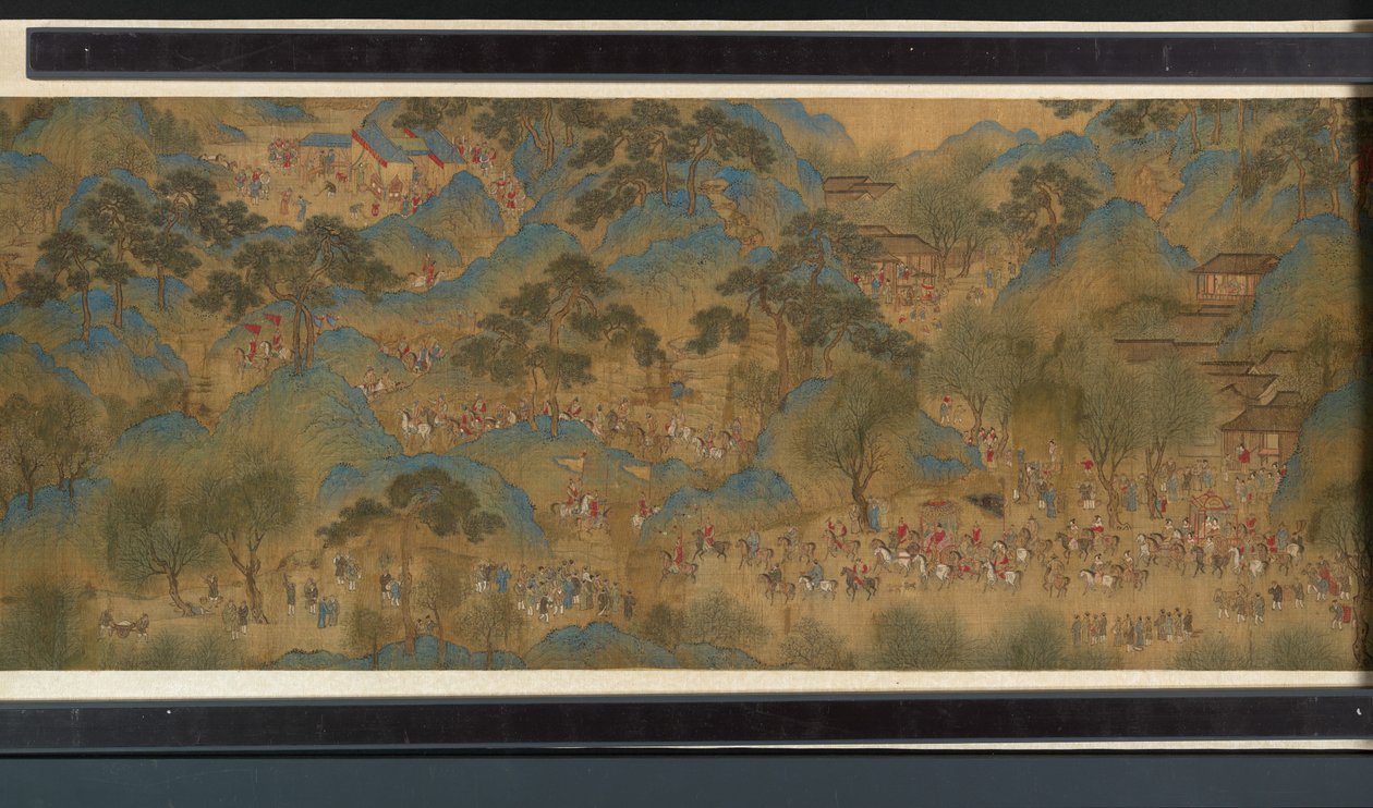 Kevätjuhla joella tekijältä Qing Dynasty Chinese School