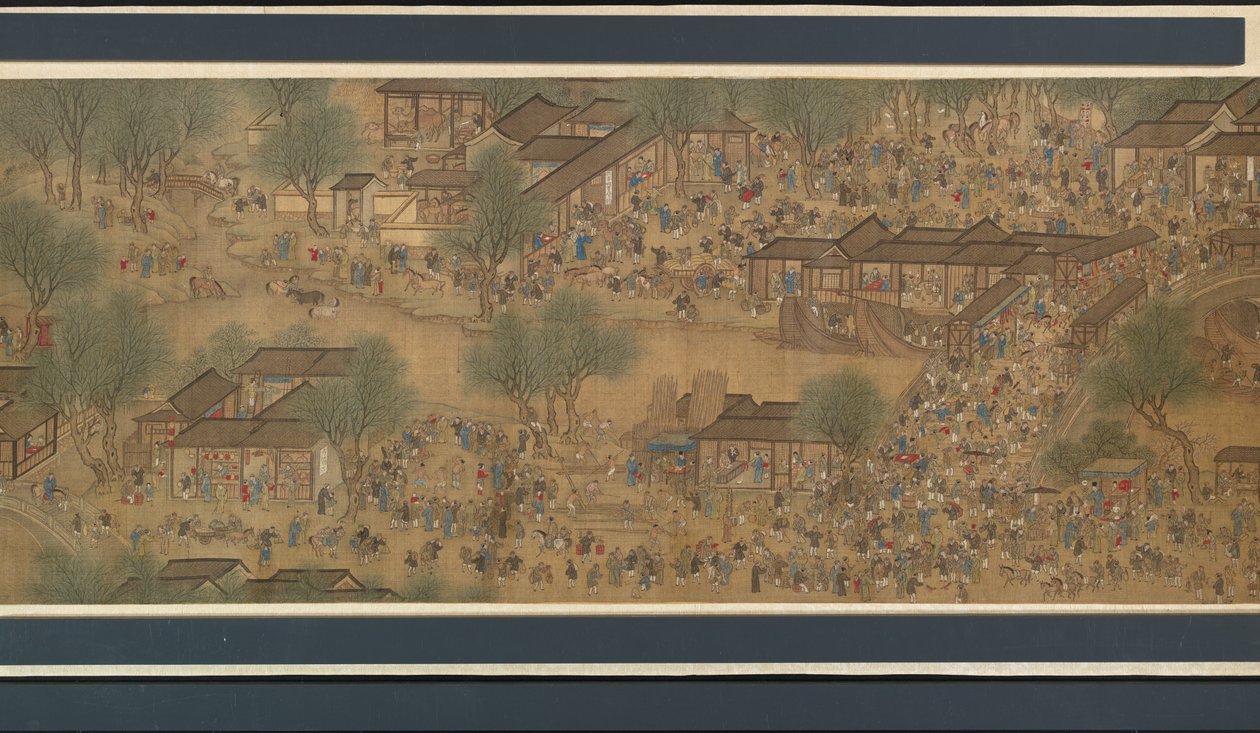 Kevätjuhla joella tekijältä Qing Dynasty Chinese School