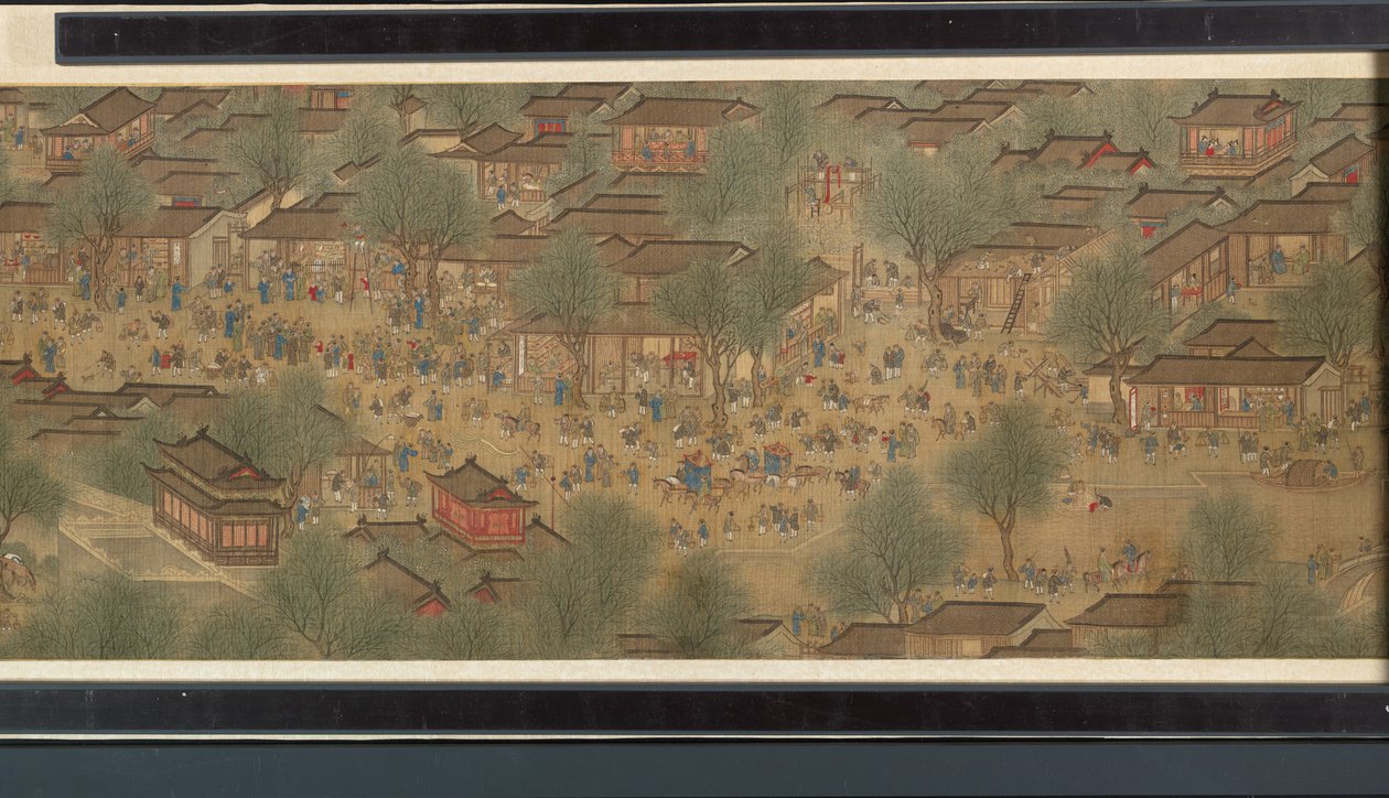 Kevätjuhla joella tekijältä Qing Dynasty Chinese School