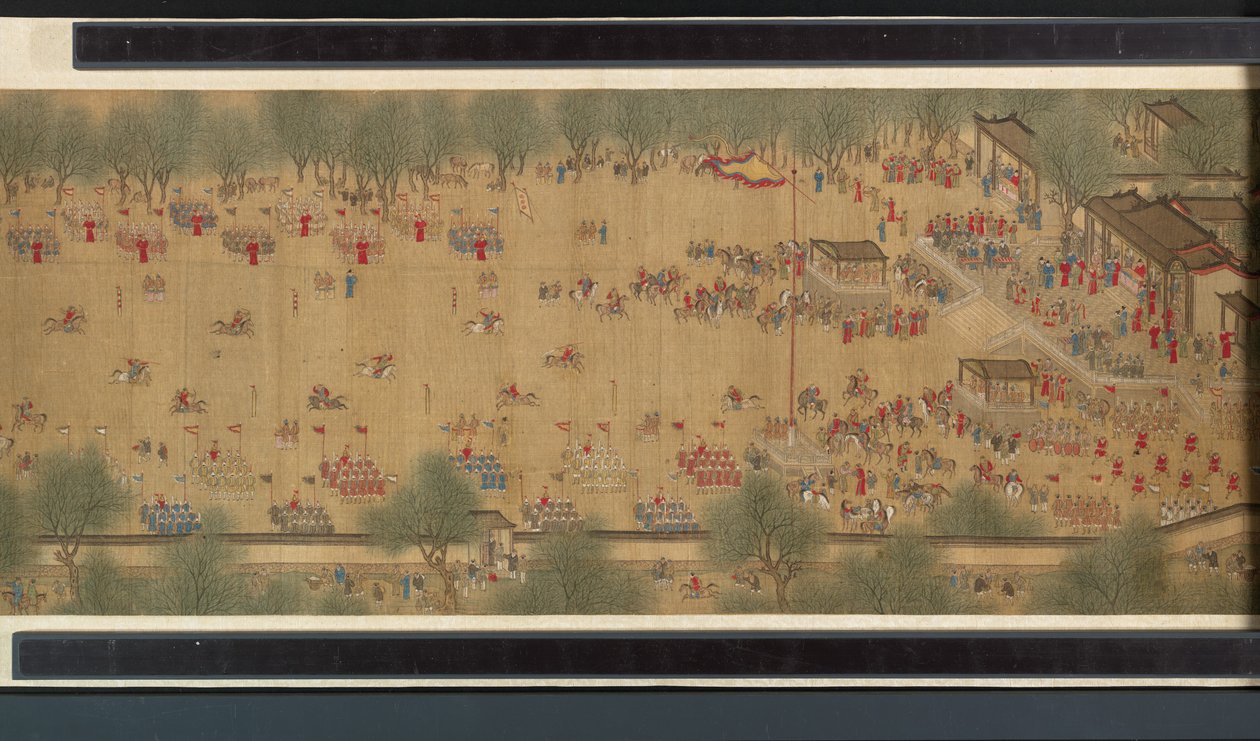 Kevätjuhla joella tekijältä Qing Dynasty Chinese School