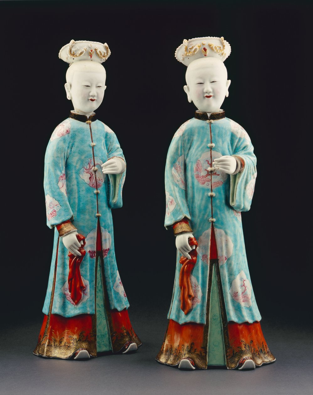 Naishahmopari, Qianlong-kausi, 1736-95 (posliini) tekijältä Qing Dynasty Chinese School