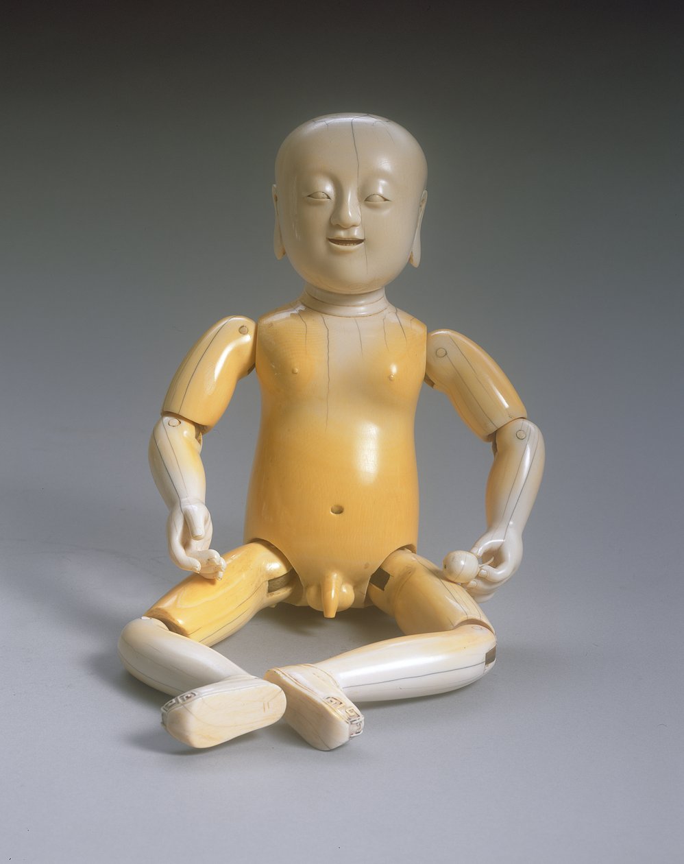 Nivelletty poikahahmo, Kangxi-kausi (1662-1722) (katso myös 272188) tekijältä Qing Dynasty Chinese School