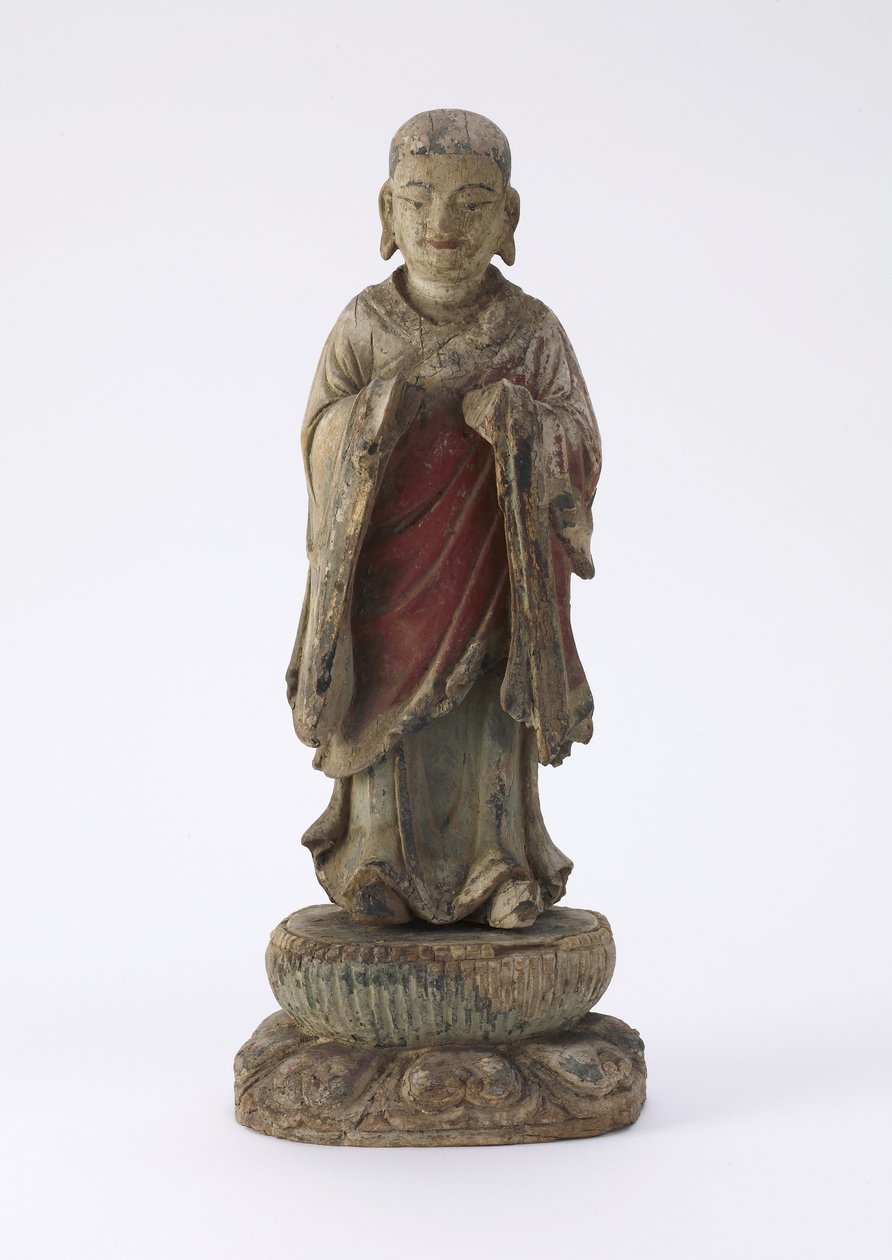 Munkki A-nan (Ananda) tekijältä Qing Dynasty Chinese School
