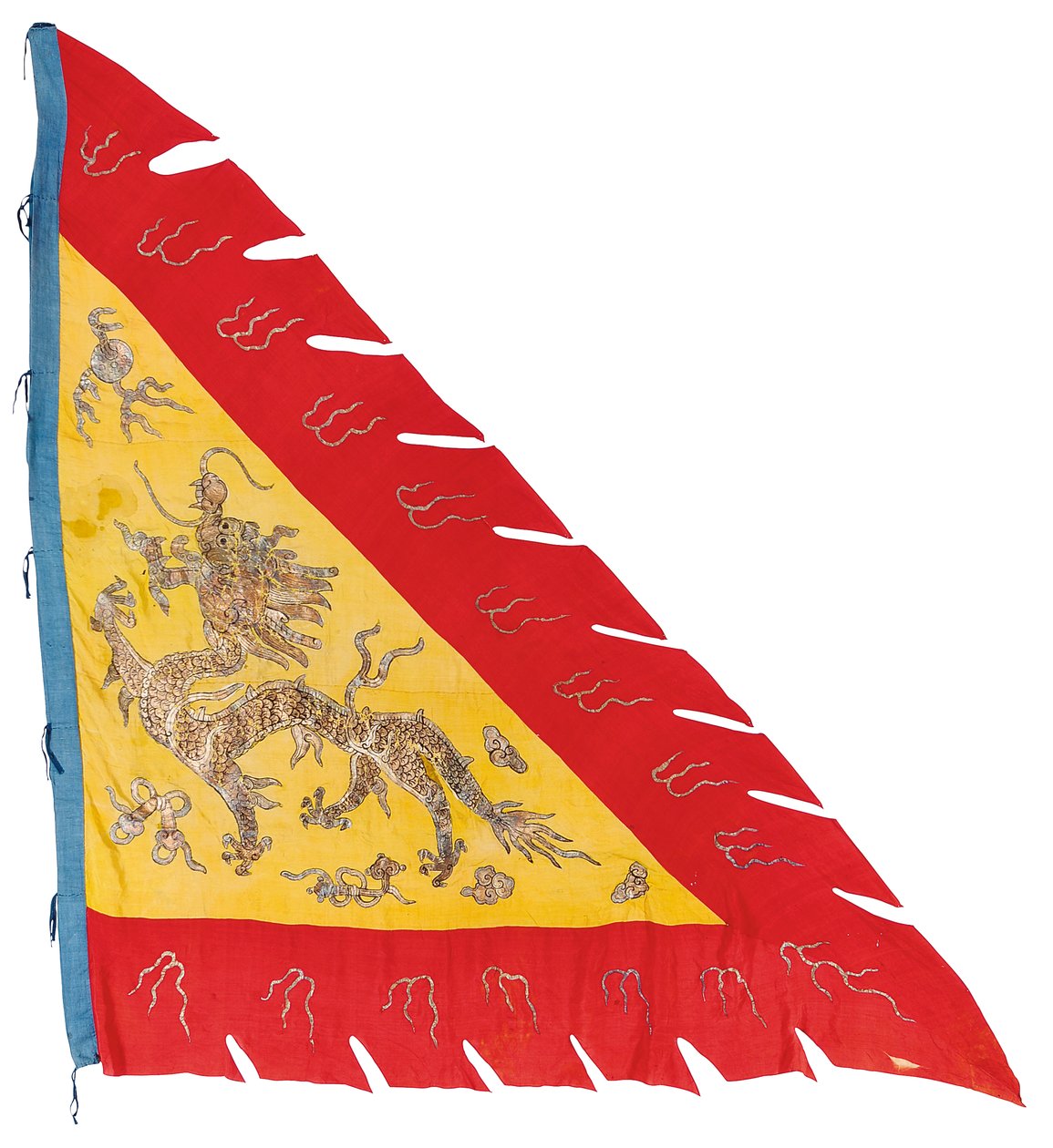 Yksi banneriparista, n. 1900 (silkki) tekijältä Qing Dynasty Chinese School