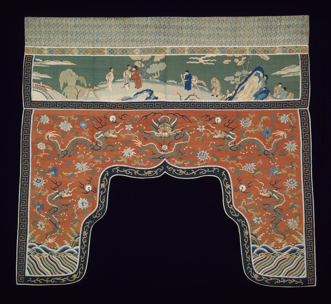 Valance, 1799 tekijältä Qing Dynasty Chinese School