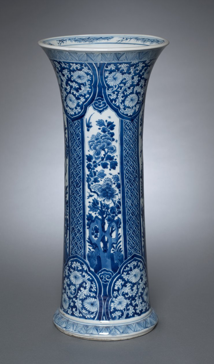 Kannen maljakko, 1662-1722 tekijältä Qing Dynasty Chinese School