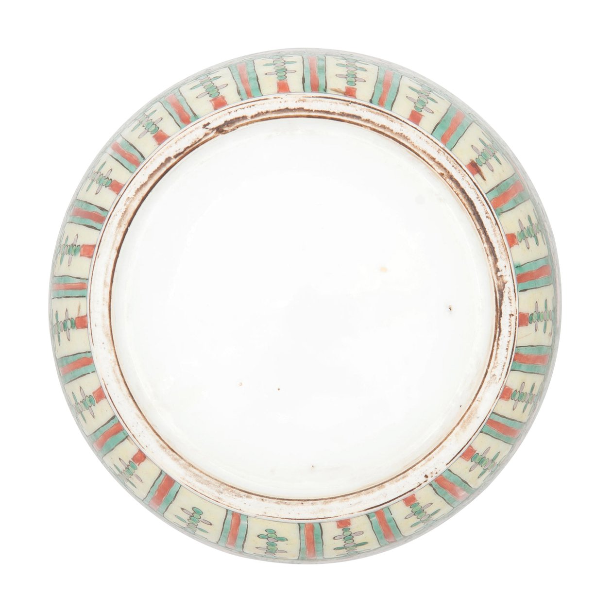 Famille verte "Kolmen kuningaskunnan romanssi" Rouleau-maljakko (keraaminen) tekijältä Qing Dynasty   Kangxi Period Chinese School