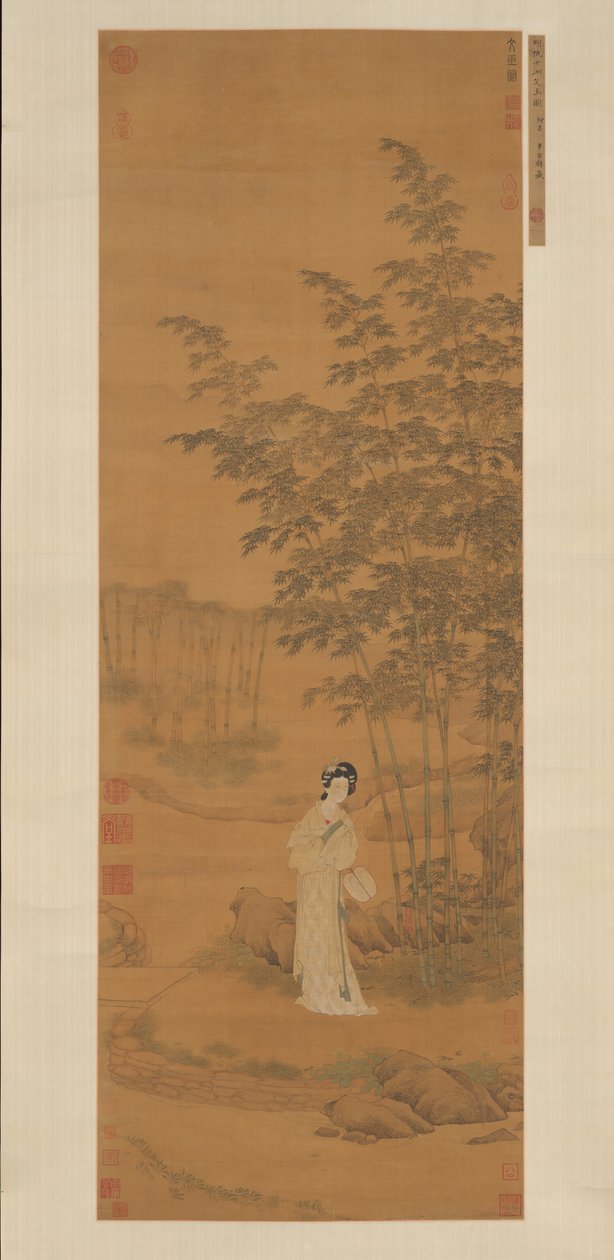 Lady Bamboo Grovessa. tekijältä Qiu Ying