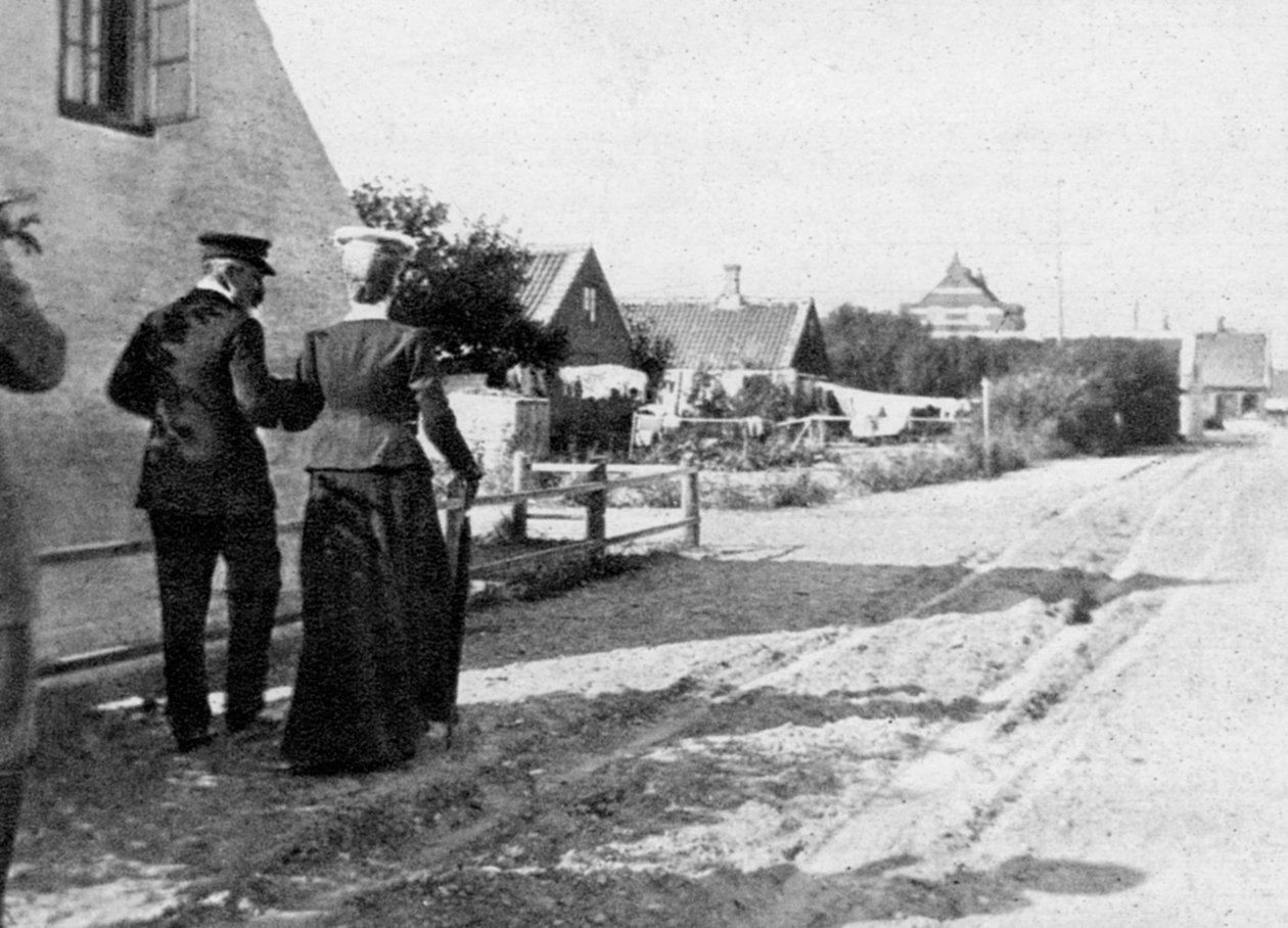 Laskeutuminen Skageniin, Tanskaan, 1908. tekijältä Queen Alexandra