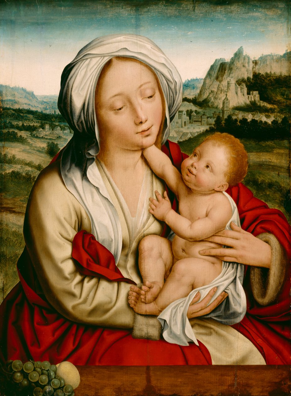 Madonna ja lapsi, noin 1520 tekijältä Quentin Massys or Metsys