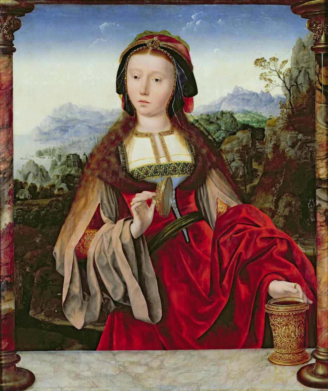 Maria Magdaleena, n. 1520-25 tekijältä Quentin Massys or Metsys