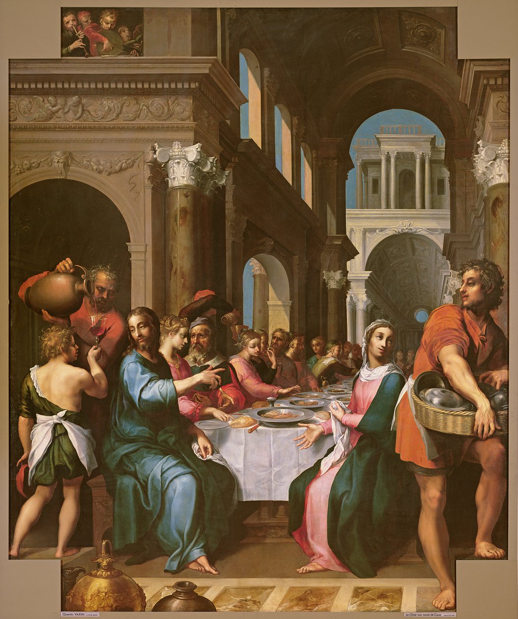 Avioliitto Kaanassa, n. 1618-20 tekijältä Quentin Varin