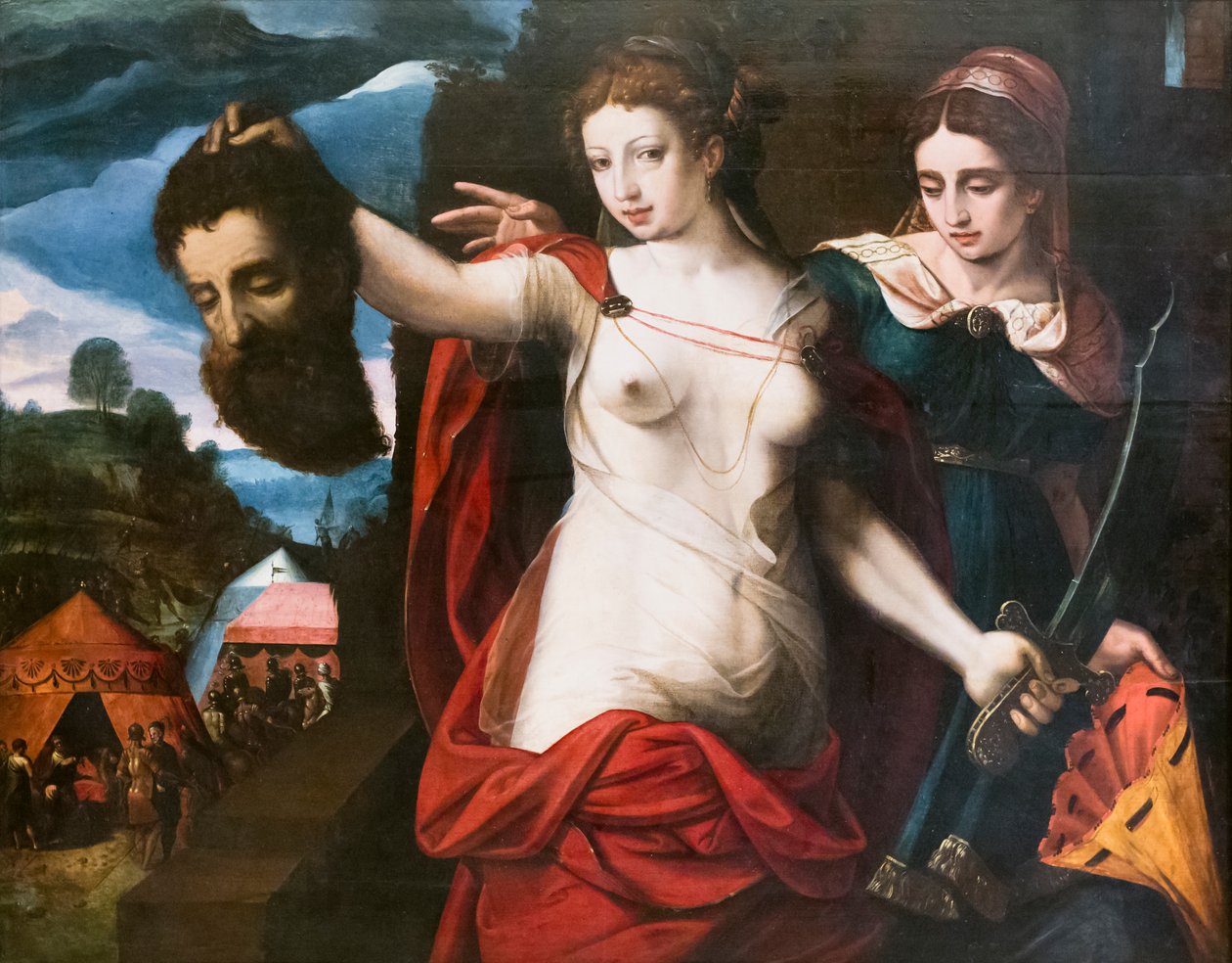 Judith Holofernesin pään kanssa tekijältä Quentin Massys or Matsys