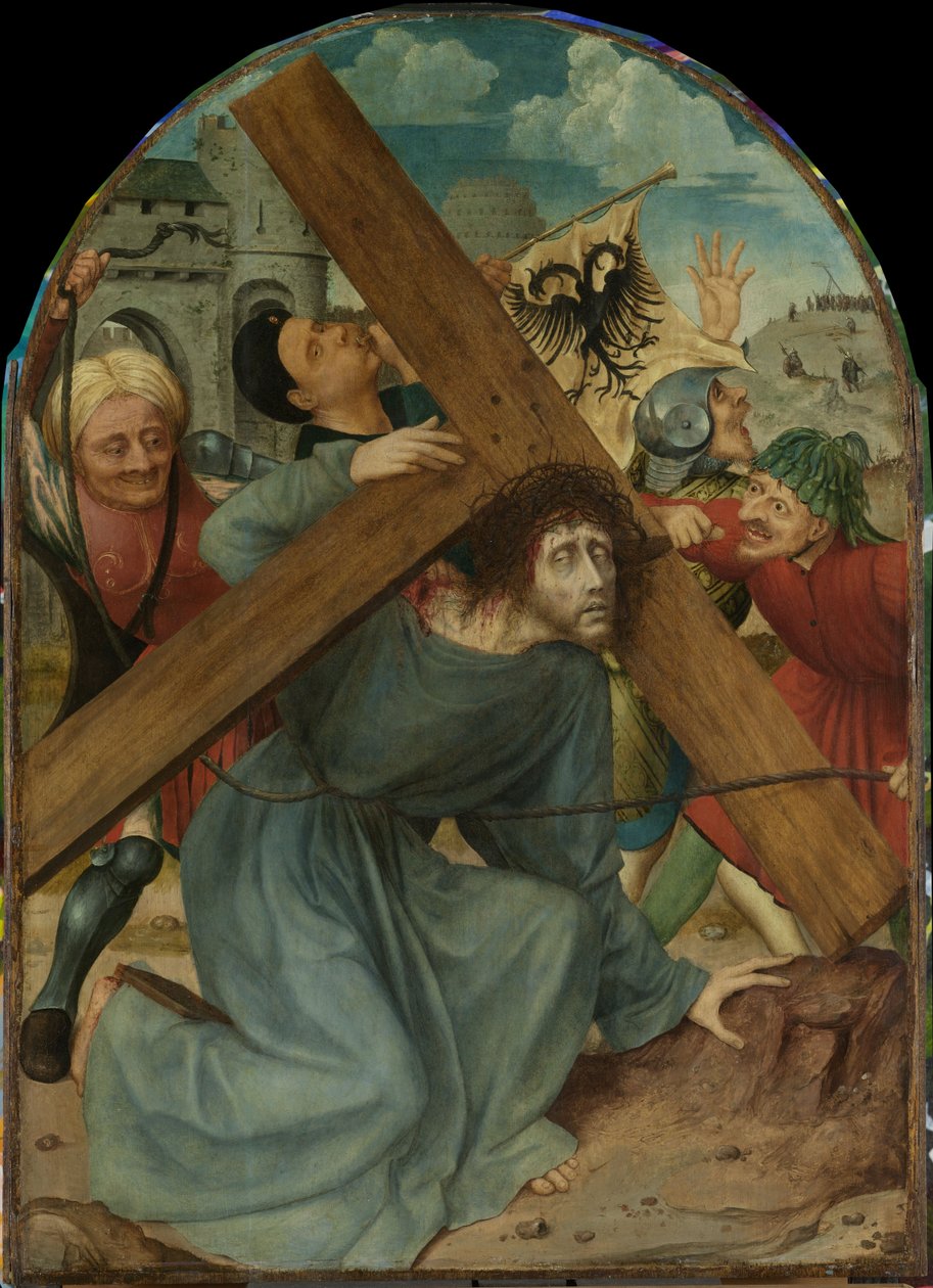 Kristus kantaa ristiä, n. 1510-1515 tekijältä Quentin Massys or Metsys