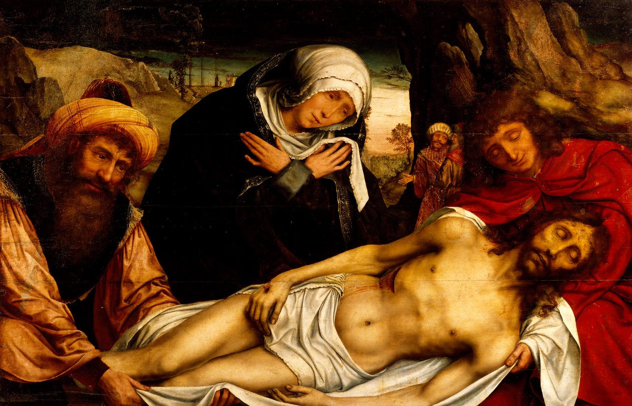 Pieta (1466-1530), Museo Diocesano, Gaeta tekijältä Quentin Massys or Metsys