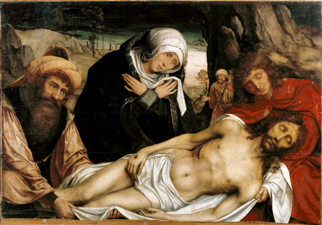Pietamaalaus Quentin Metsys (1466-1530) Gaeta, Museo Diocesano tekijältä Quentin Massys or Metsys
