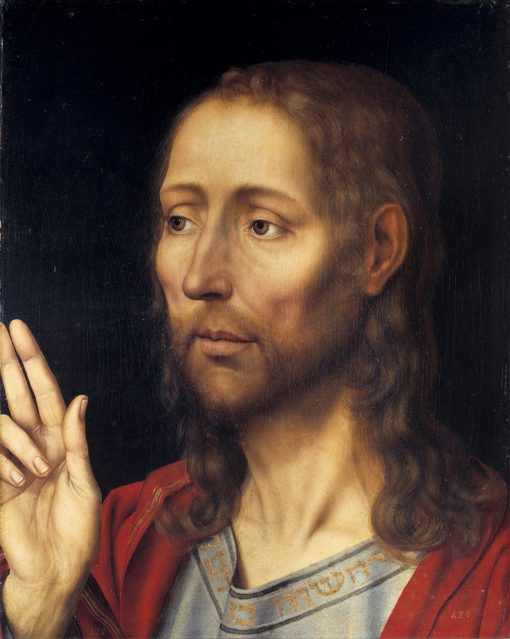 Salvator Mundi Maailman pelastaja tekijältä Quentin Massys or Metsys