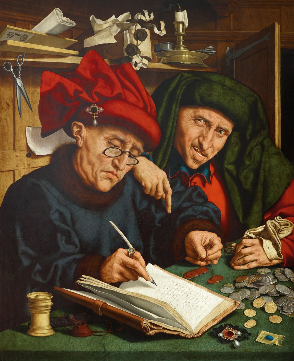 Veron kerääjät, 1520-luku tekijältä Quentin Massys or Metsys
