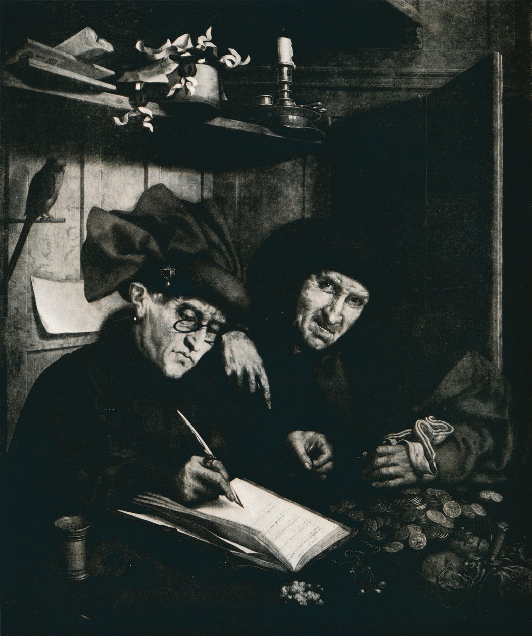 The Moneylenders, c1515, 1912 tekijältä Quentin Metsys I