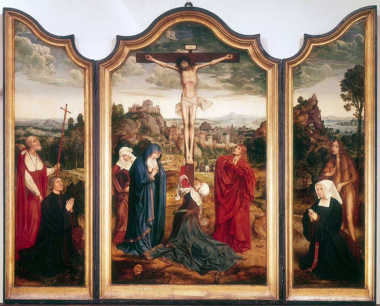 Triptyykki, c1486-1530 tekijältä Quentin Metsys I