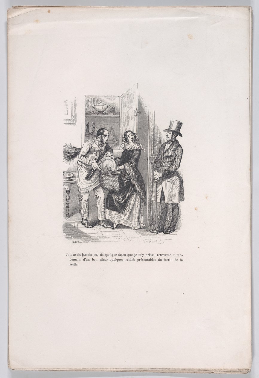 Jätettä ihmiselämän pienistä kurjuksista, 1843. tekijältä Quichon