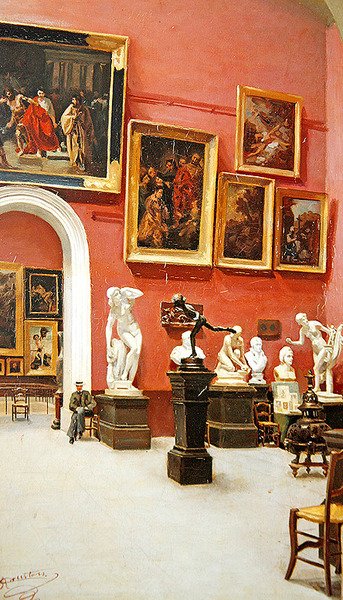 Museon sisätilat tekijältä R. Courtois