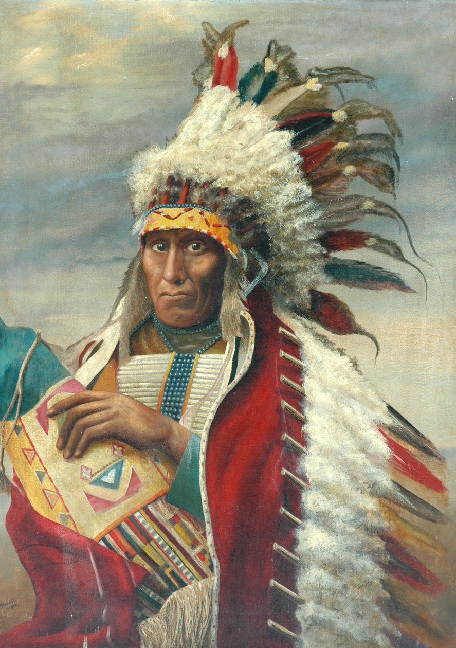 Amerikan intiaani, 1910 tekijältä R. Russell