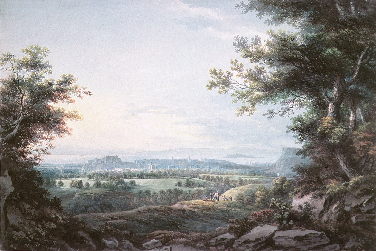 Edinburgh etelästä, 1700-luku tekijältä R. Short