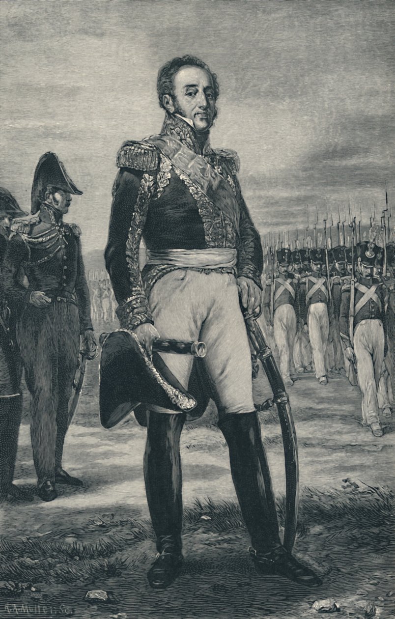 Marsalkka Louis-Gabriel Suchet - Albuferan herttua, 1800, 1896 tekijältä R. A. Muller