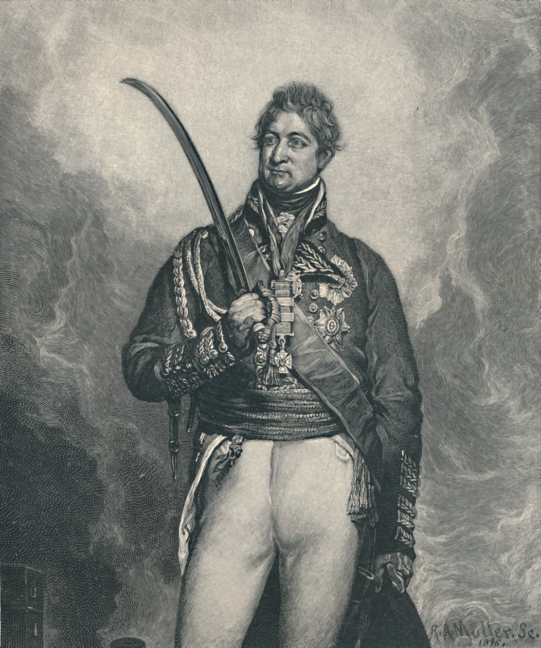 Sir Thomas Picton, s. 1810, 1896 tekijältä R. A. Muller