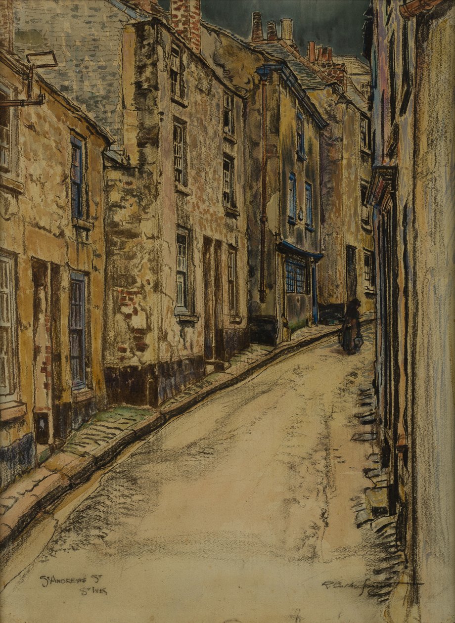 St Andrews Street, St Ives (sekoitettu media) tekijältä R. Borlase Smart