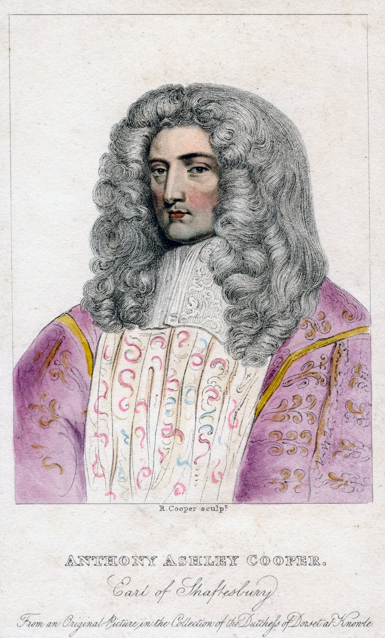 Anthony Ashley-Cooper, Earl of Shaftesbury. tekijältä R. Cooper