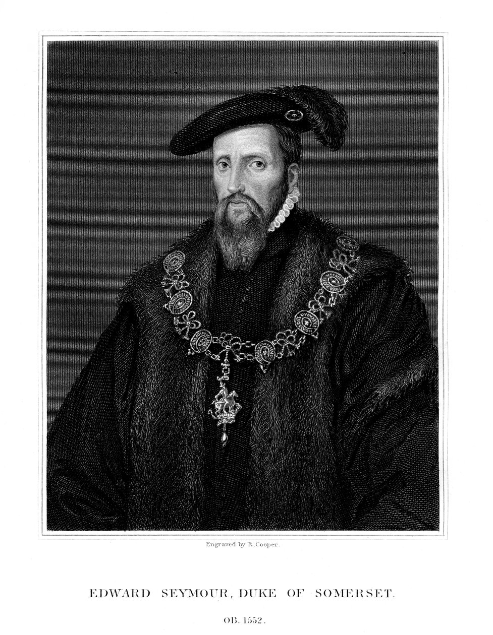 Edward Seymour, Somersetin ensimmäinen herttua, Englannin lordi Protector, 1823. tekijältä R. Cooper