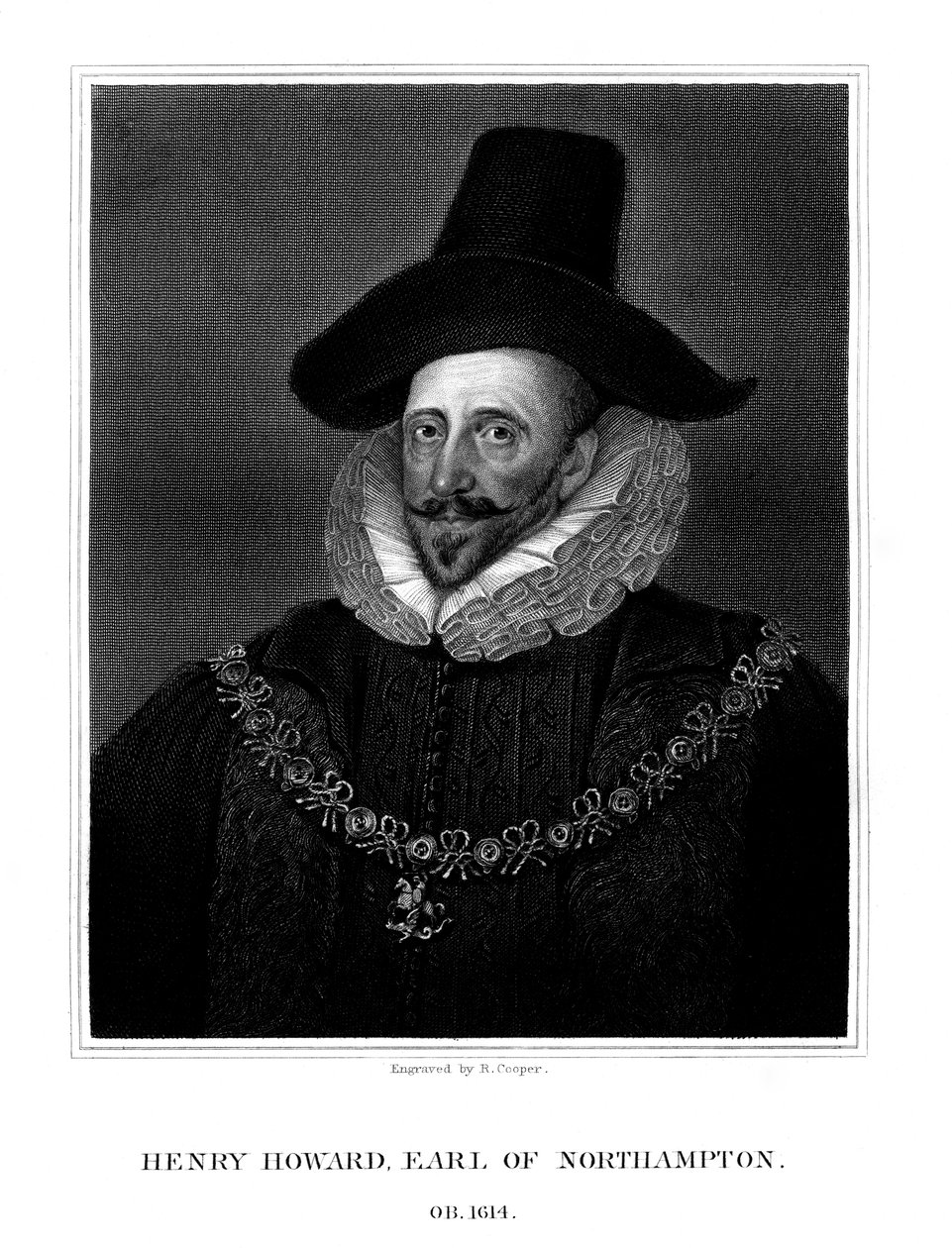 Henry Howard, Northamptonin ensimmäinen jaarli, 1825. tekijältä R. Cooper