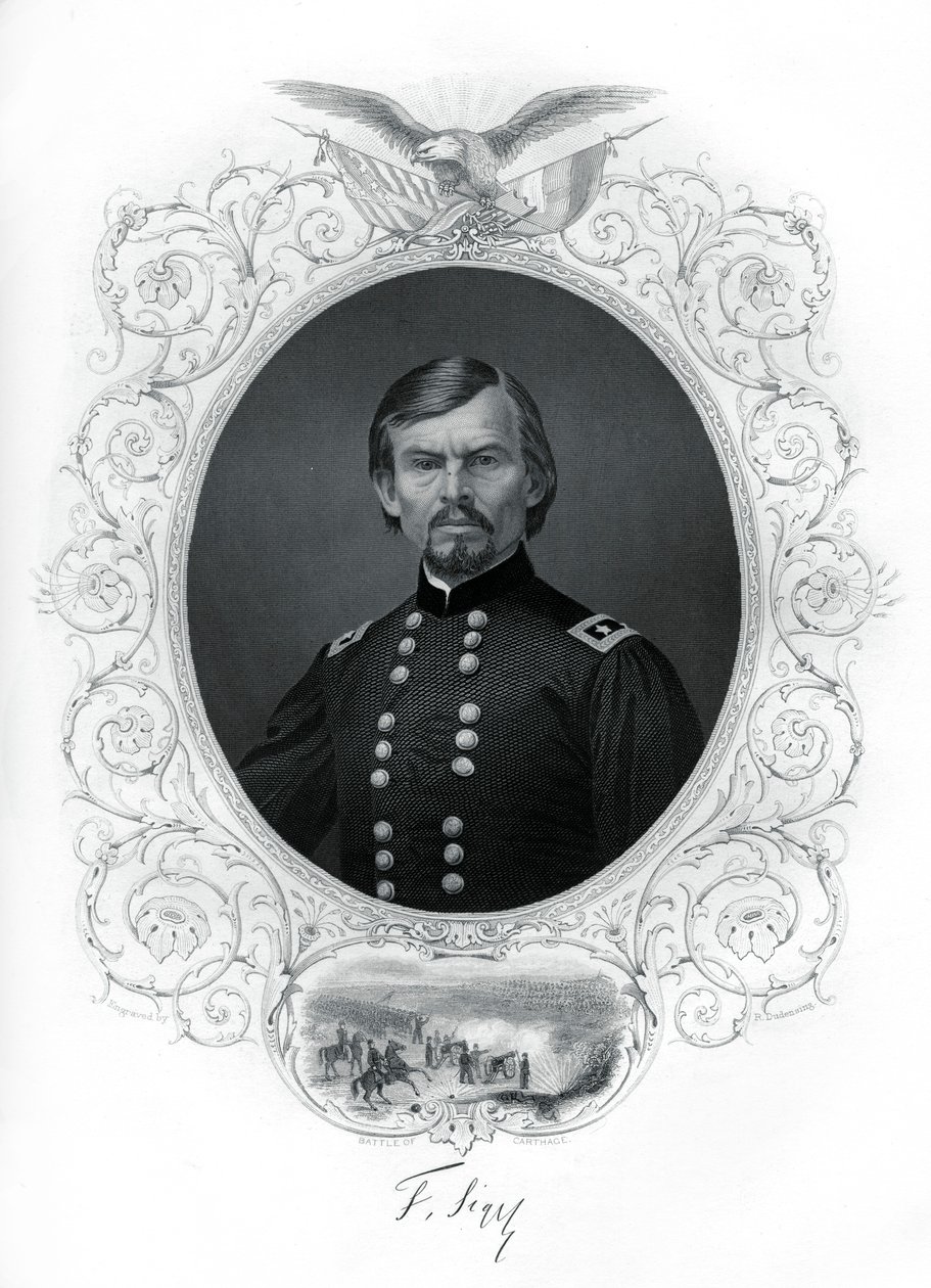 Kenraali Franz Sigel, unionin kenraali Yhdysvaltain sisällissodassa, 1862-1867. tekijältä R. Dudensing