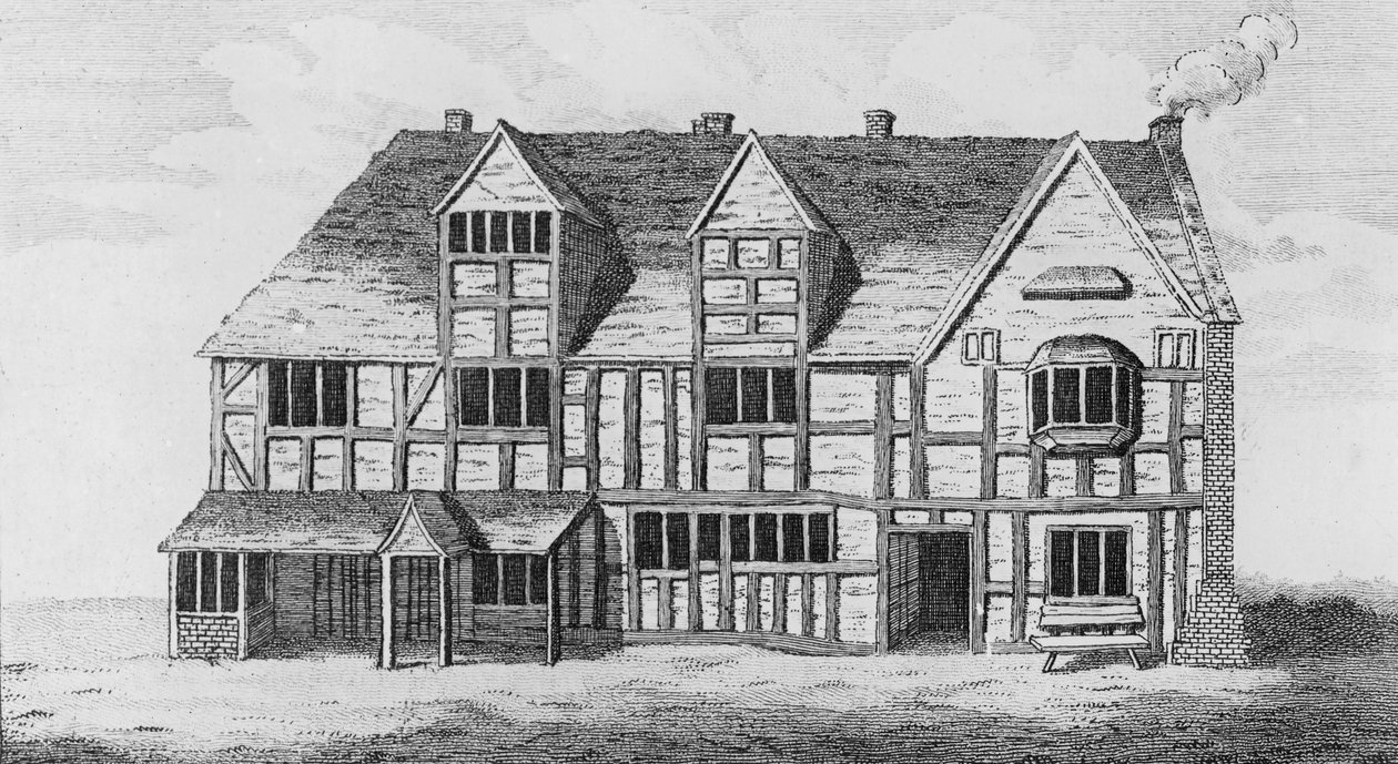 Talo Stratford-upon-Avonissa, jossa Shakespeare syntyi tekijältä R. Greene