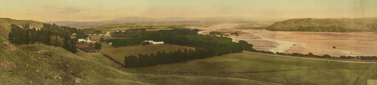 [Uuden-Seelannin maisemapanoraama] tekijältä R. P. Moore
