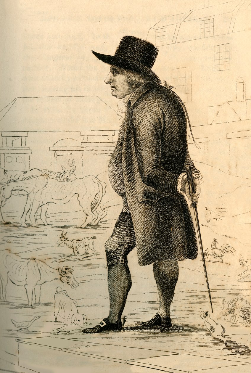 Baron DAguilar - Nälkätilasta, 1821. tekijältä R. Page