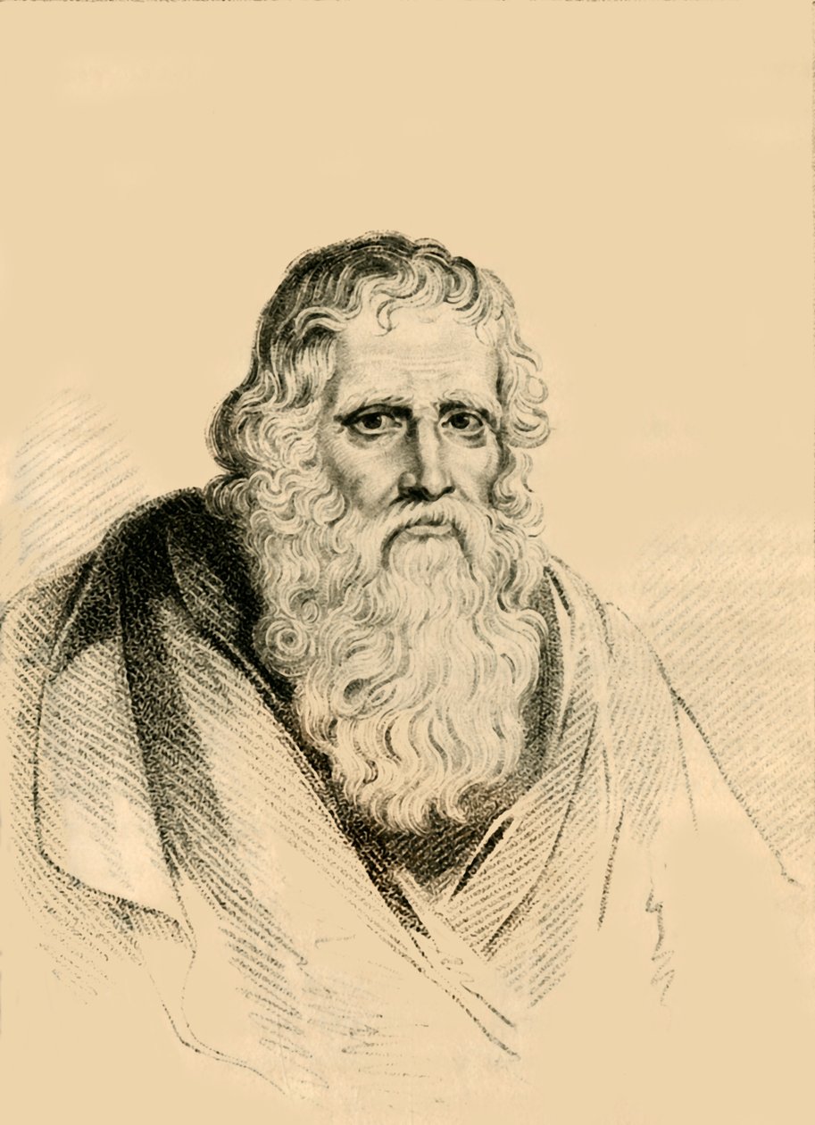 Thomas Parr, joka kuoli 152-vuotiaana, 1821. tekijältä R. Page